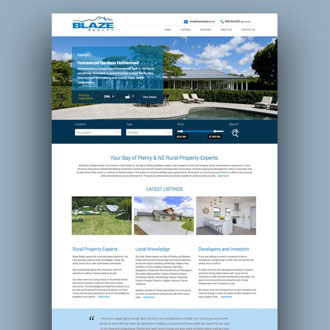 Blaze Realty - On.Works Web Design Project 