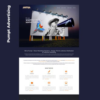 Pumpt Advertising - On.Works Web Design Project 