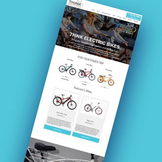 Think Electric Bikes - On.Works Web Design Project 