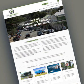 Warkworth Business Association - On.Works Web Design Project 